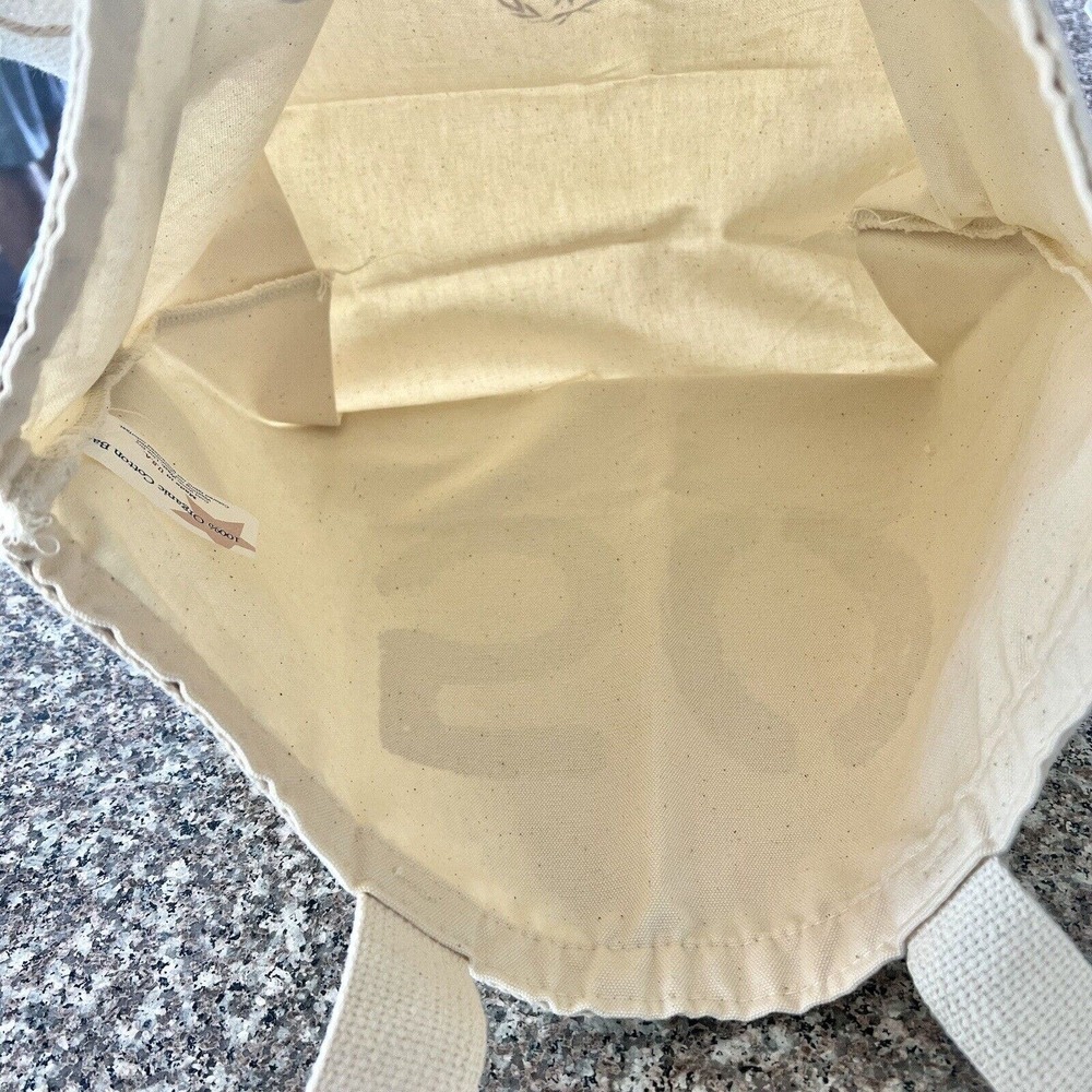 FEED Haiti Feed Projects Organic Cotton Canvas Market Tote Bag 50 Meals Provided - Picture 10 of 13